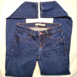 J Brand Dark Blue Wash Denim Skinny Jeans